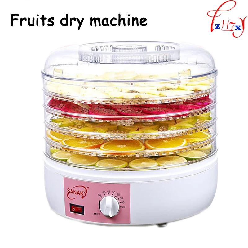

Household Food Dehydrator Fruit Vegetable Herb Meat Drying Machine Snacks Food Dryer Fruit dehydrator with 5 trays