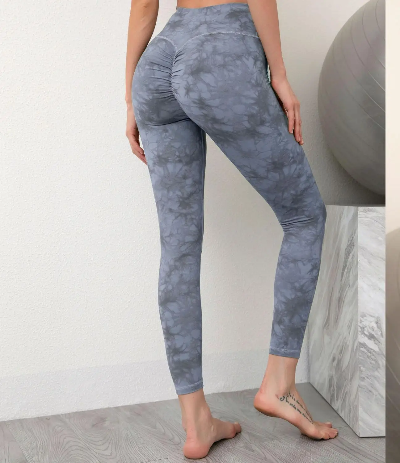 Tie Dye High Waist Leggings Sport Women Fitness Yoga Pants Gym Breathable Tights Workout Running Leggings Female