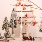 Подвесная кукла, рождественские плюшевые шары, рождественские украшения для праздника подвесные украшения для вечеринки