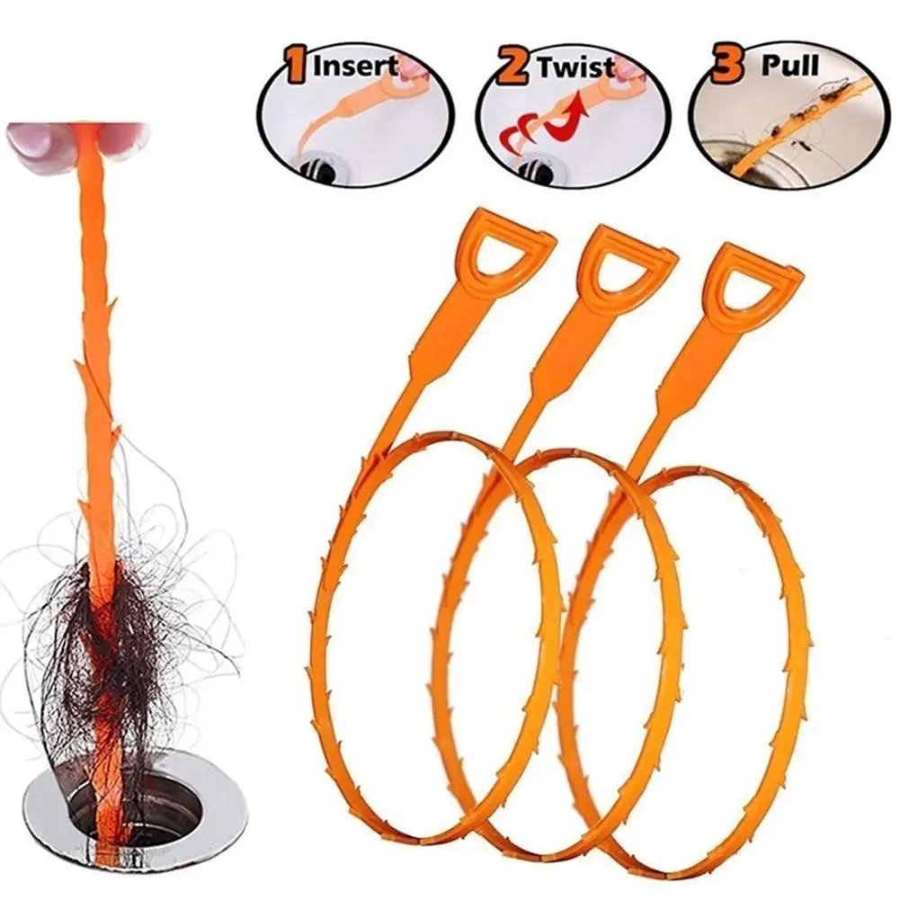 

Kitchen Sink Bath Hair Cleaner Hook Brush Long Hair Catcher Drain Sewer Collector Hole Dredge Bathroom Device Hair Strainer