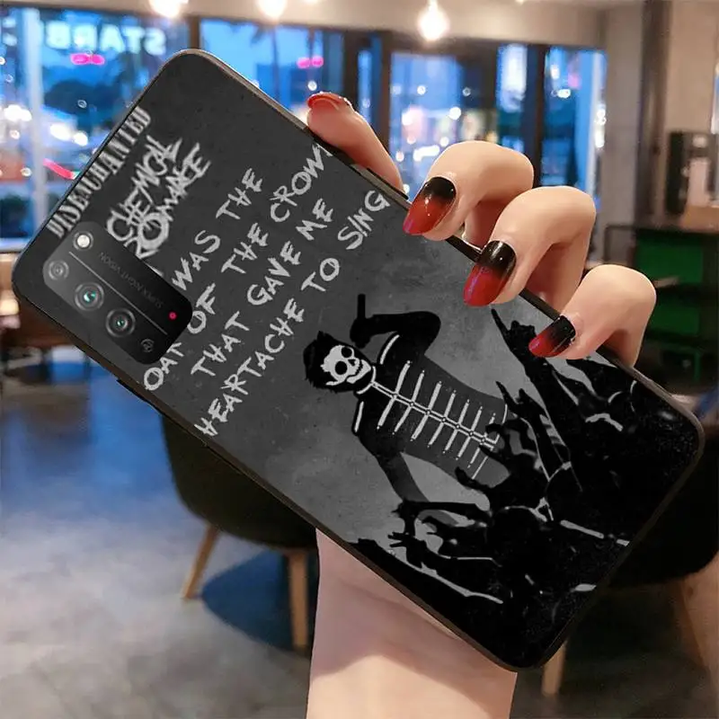 HUAGETOP Super My Chemical Romance Black Cell Phone Case for Huawei Honor 30 20 10 9 8 8x 8c v30 Lite view pro | Мобильные телефоны
