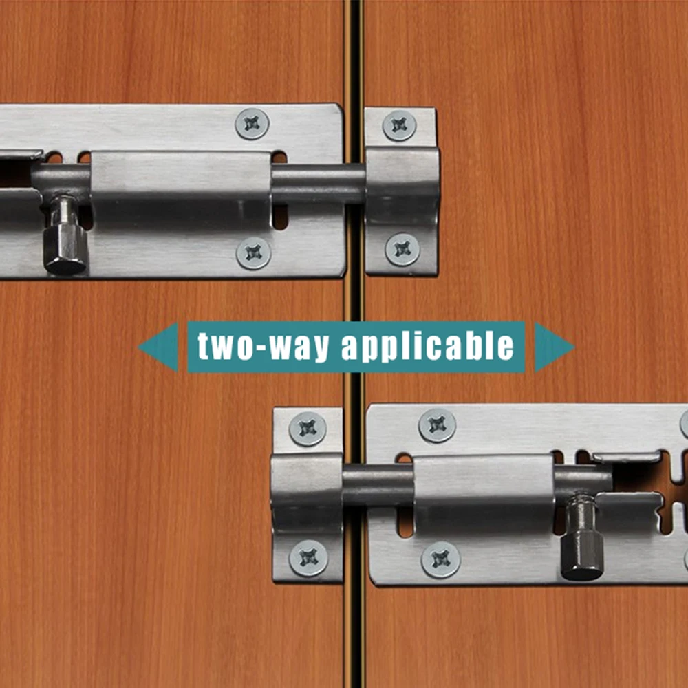 ГОРЯЧАЯ 1 5/2/3/4 дюйма дверной замок слайд болт из нержавеющей стали запорный Болт