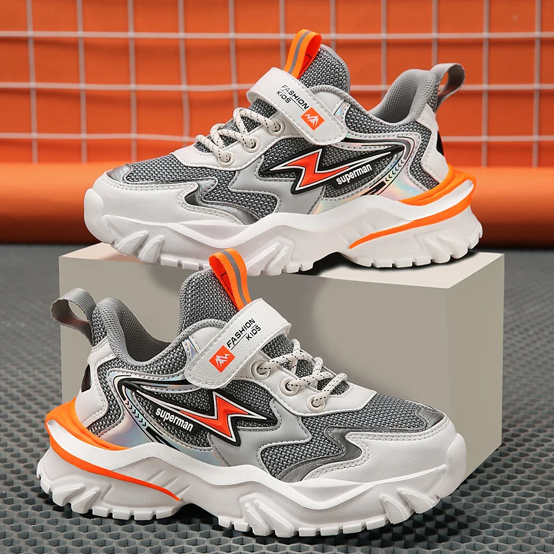 

Детские кроссовки для девочек и мальчиков, легкая дышащая Спортивная обувь для бега и тенниса