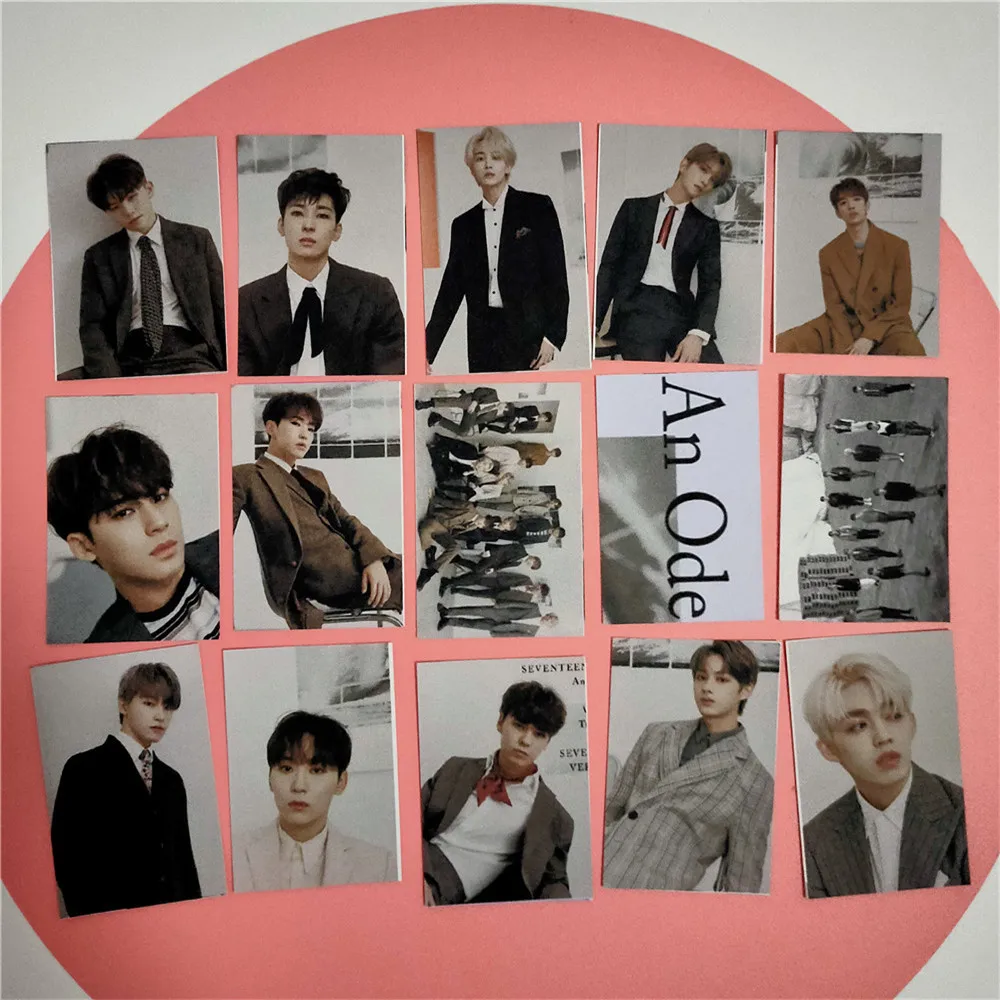 16 шт./компл. Kpop SEVENTEEN photocard новый альбом An Ode HD Photo K pop seventeen lomo card Новые поступления