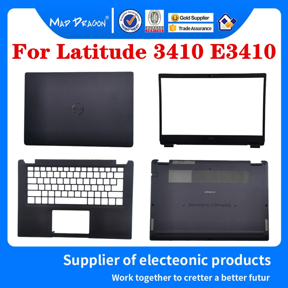 

0GMYC 0GMYC0 0HX1C3 HX1C3 00MC2P 0VMY1K VMY1K For Dell Latitude 3410 E3410 LCD Back Cover LCD Front Bezel Palmrest Base Lid Back