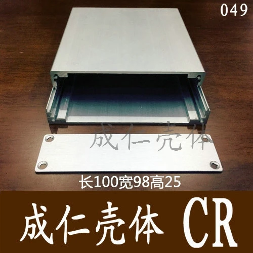 1 шт алюминиевый корпус чехол для электроники проект 98*25*100 мм 049|Соединители| |