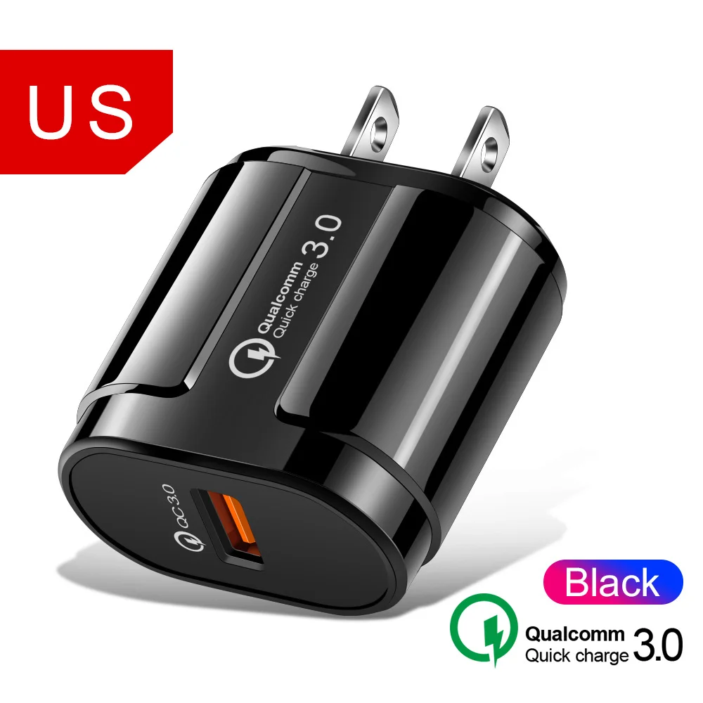 Быстрая зарядка 3,0 4,0 QC 3,0 USB зарядное устройство для мобильного телефона настенный адаптер для iPhone samsung Xiaomi huawei Быстрая зарядка мобильного