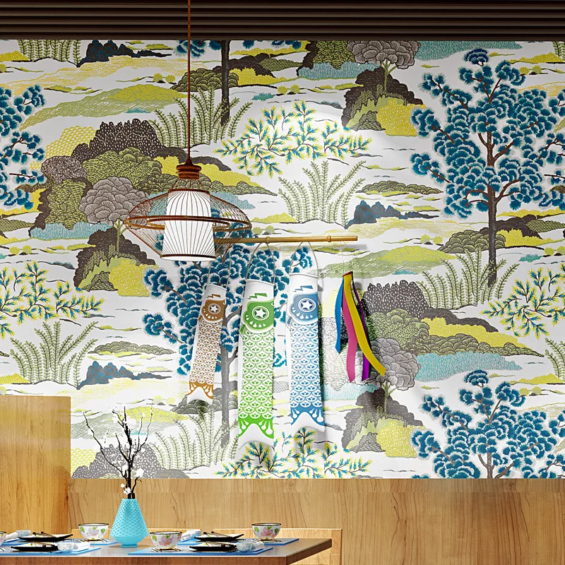 

3D romantic landscape wall mural Japan personality beautiful wallpaper living room dining room study room household background