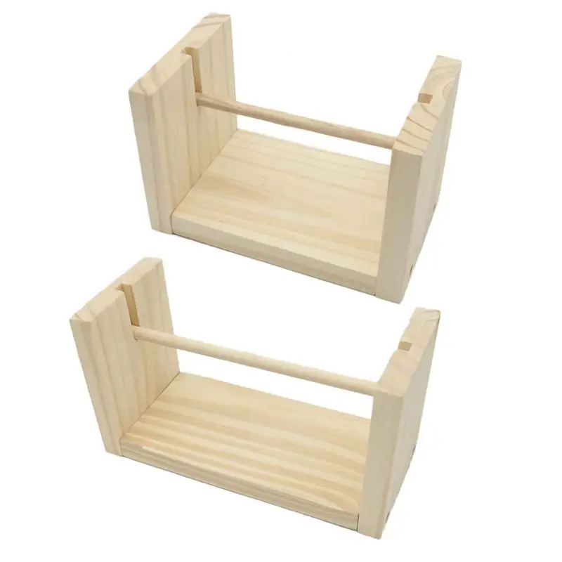 

Rotatable Wooden Bobbin Spool Thread Ribbons Sewing Twine Dispenser Rack Knitting DIY Craft 72XF