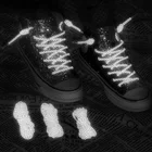 Светоотражающие шнурки, круглые шнурки для кроссовок унисекс, 100120140  160 см, новинка 2021