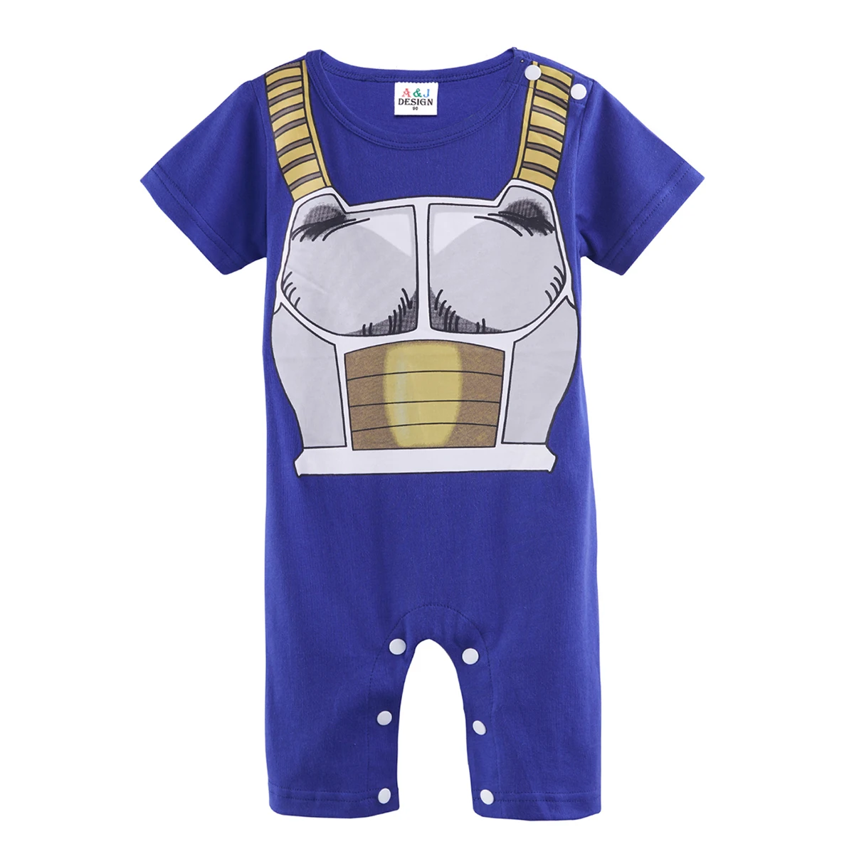 Комбинезон для новорожденных мальчиков; Bebe Goku Dragon Ball Z Vegeta; Спортивный костюм; вечерние летние костюмы с японским аниме для малышей 0-4 лет - Цвет: Vegeta-1