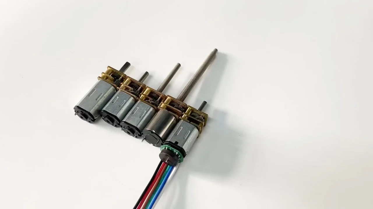 

5V 65rpm 200rpm N10 N20 N30 Micro 12mm DC Gear Motor with encoder