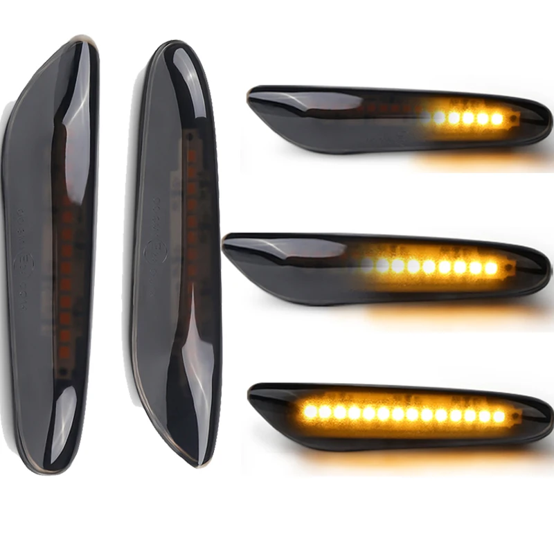 

2PCS For BMW E46 Led Side Marker Dynamic Turn Signal Light Indicator Lamp For BMW E46 E90 E82 E83 E84 E91 E92 E93 E60 E61