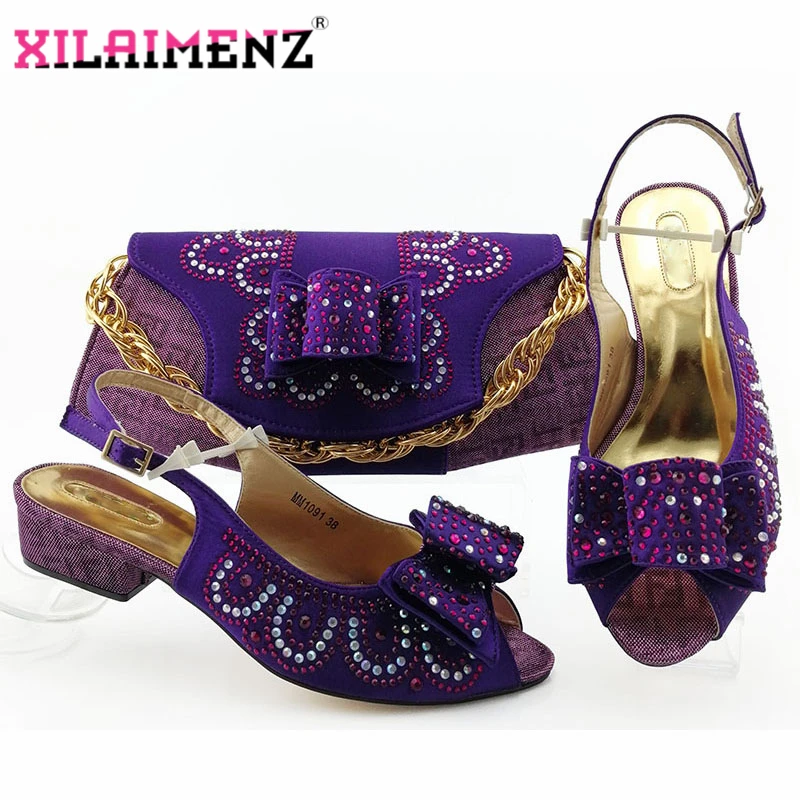 Комплект из туфель и сумок в африканском стиле 2019|Женские туфли| |