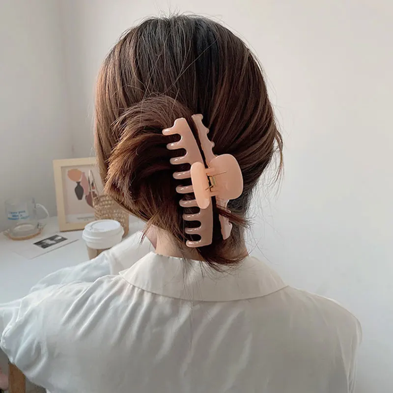 

Women Barrette Acrylic Hair Clip Claws Clamp Crab Clips Hair Accessories Hairclips Hairpin Hairgrip Headwear Girls Ornaments