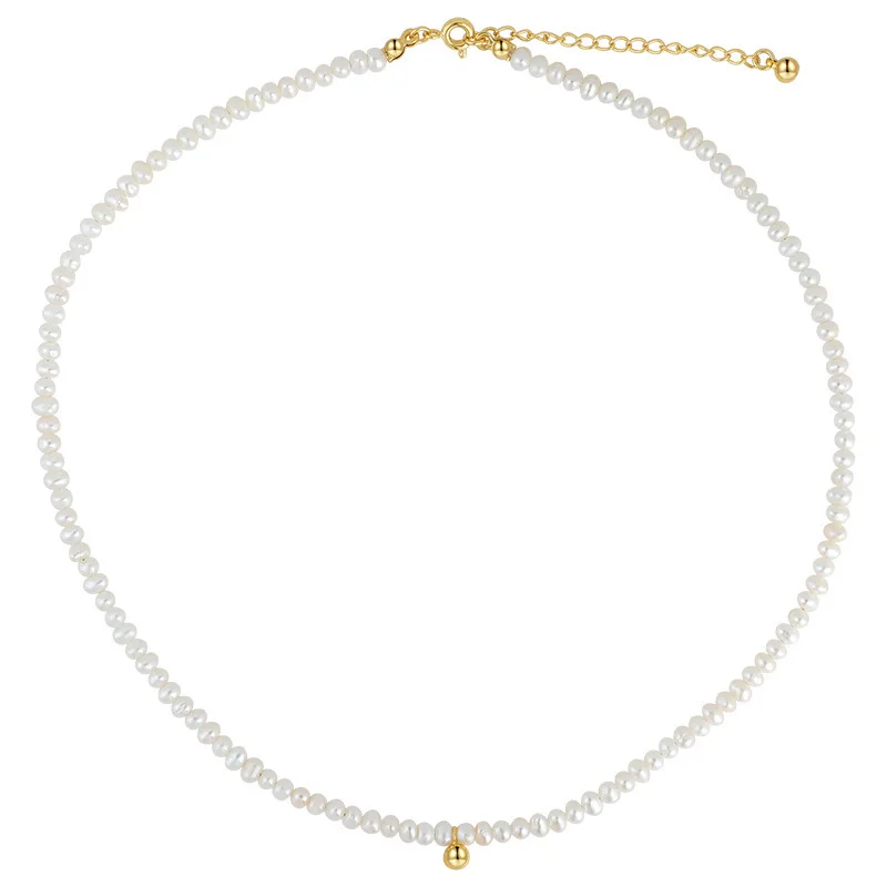 

2021 Chic Freshwater Pearl Beads Choker Necklace Trendy Casual Fashion Jewelry