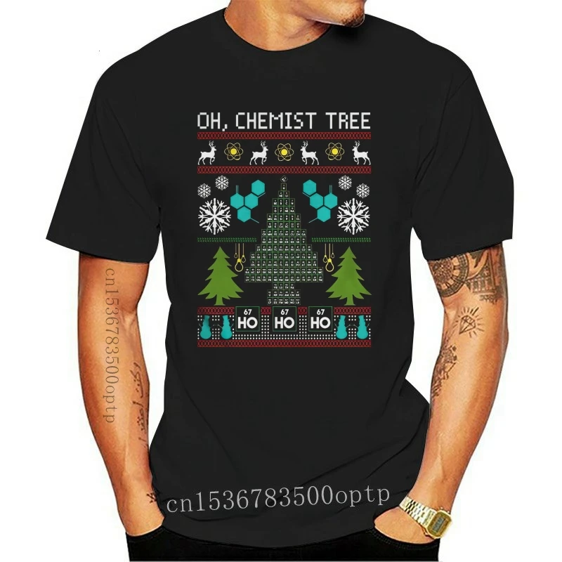 

Design funny t shirts Chemist Tree Oh Chemistry Tree Ugly Christmas 2021 Fashion tshirt men t-shirt