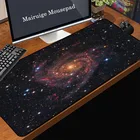 Большой игровой коврик для мыши Mairuige, с изображением космической туманности, водонепроницаемый