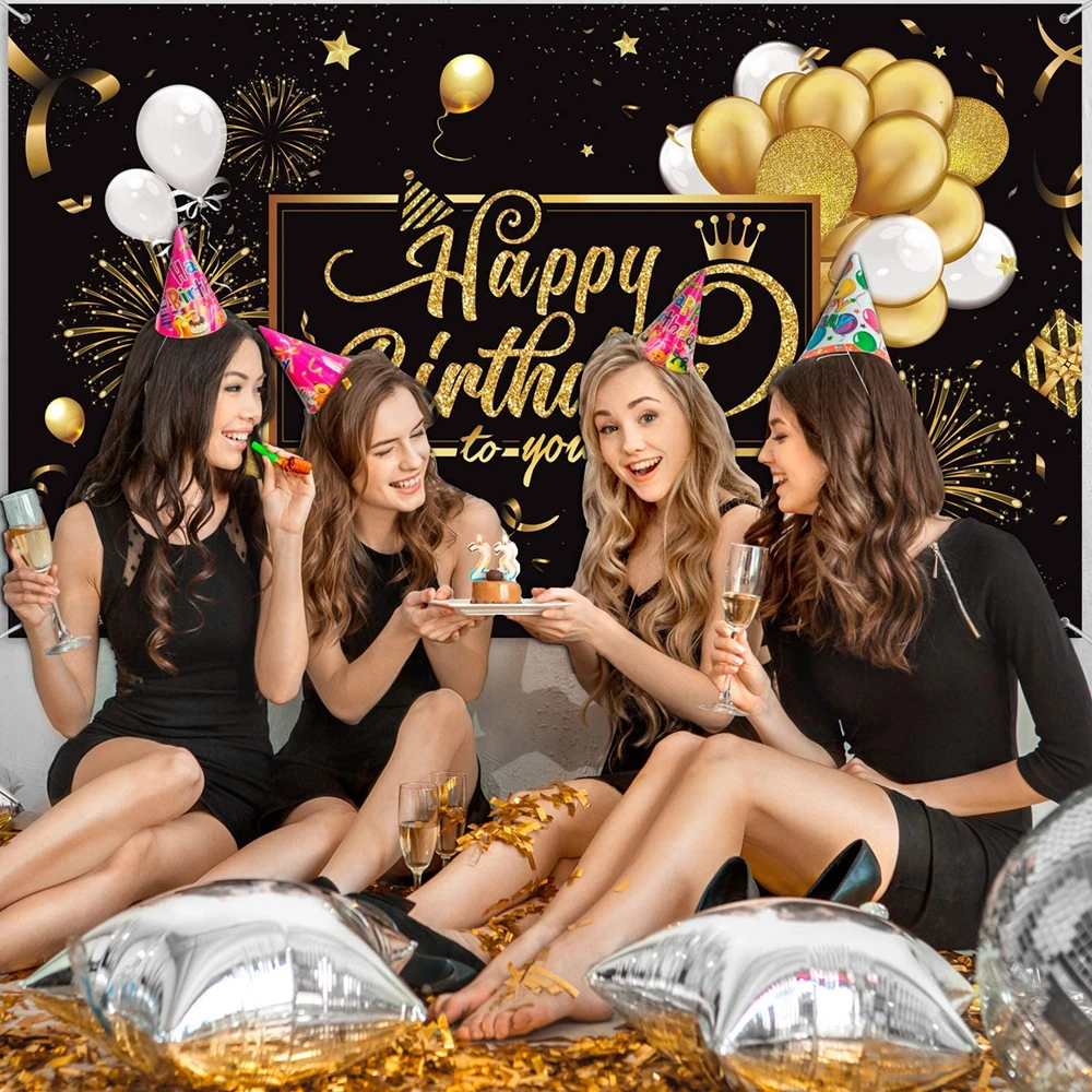 

Фон для фотосъемки с надписью «Happy Birthday»