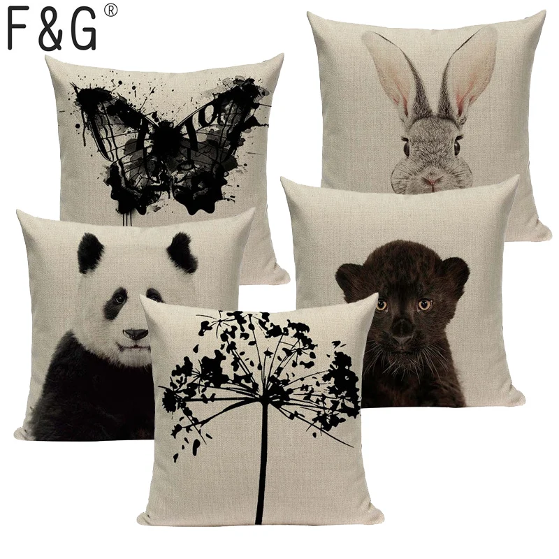 Крутой наволочка для подушки из хлопка и льна в скандинавском стиле наволочки с