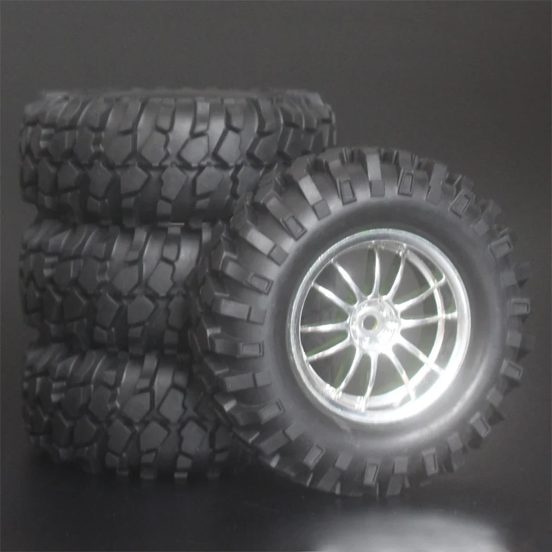 4x1 9 дюйма 96 мм резиновые шины покрытые колесные диски для D90 D110 SCX10 CC01 RC Рок
