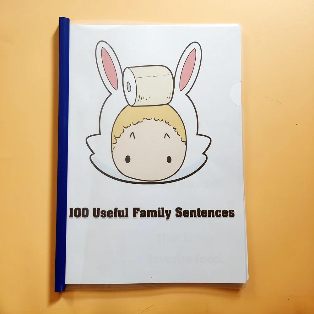 33 шт./компл. 100 полезные Семейные страницы рабочая книга для обучения детей на