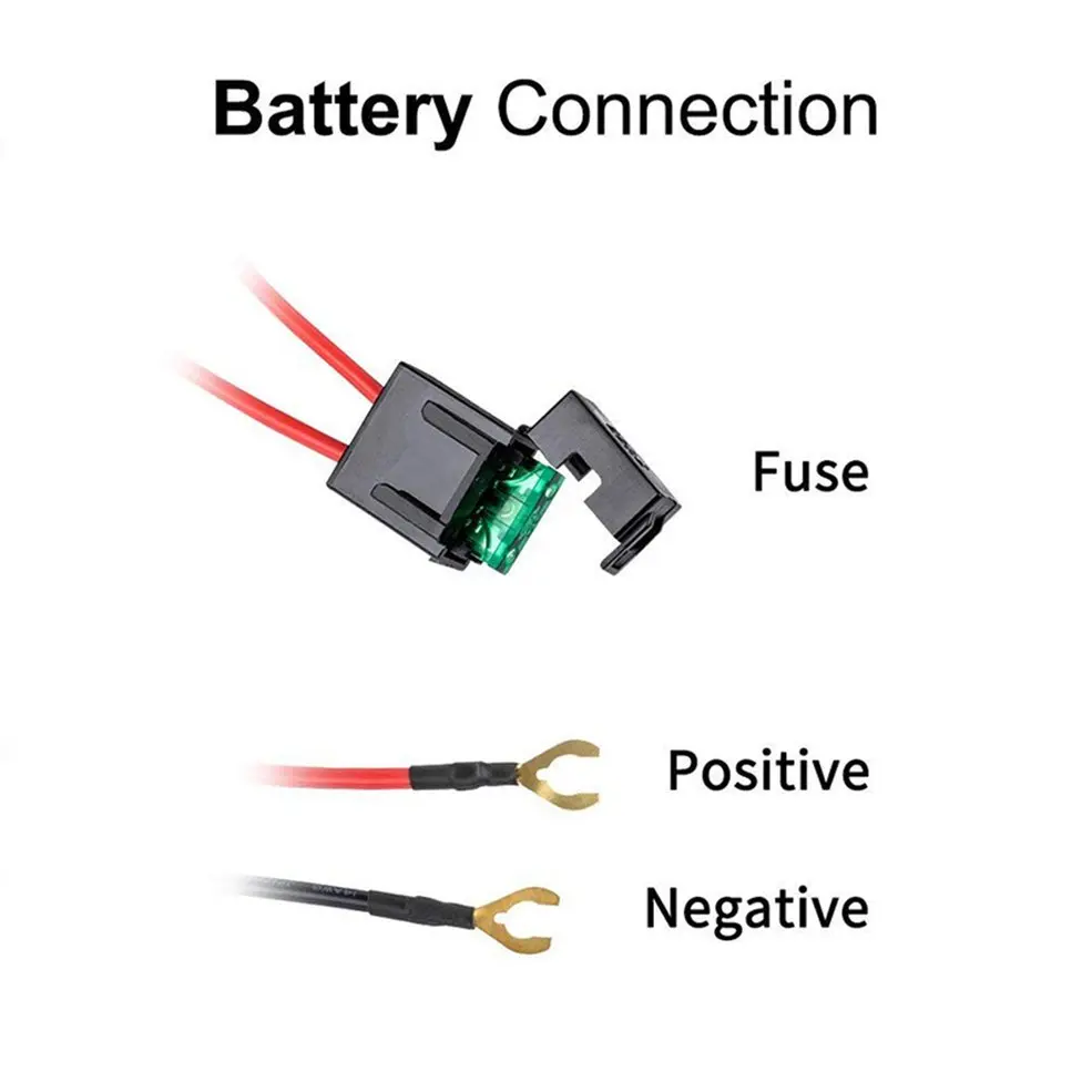 12V/40A автомобильный противотуманный светильник жгут проводов ВКЛ./ВЫКЛ.