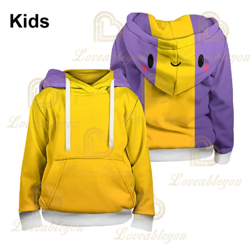 

8 To 19 Years Kids Hoodie Browlers Max Sandy and Star,Cartoon Tops Baby Mr.P Jacket Shooter Game Leon 3D Boys Girls Clothes