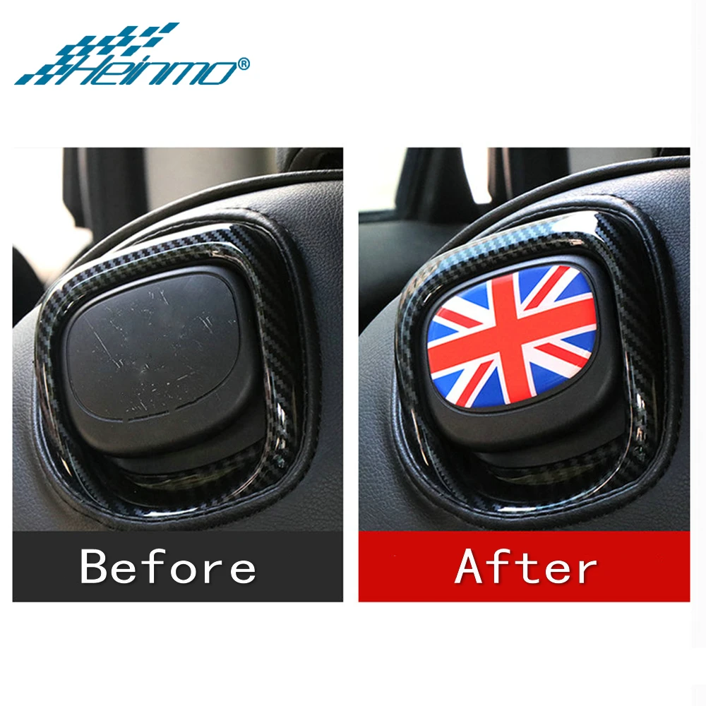 Наклейка на ручку заднего сиденья автомобиля наклейка Защитная крышка для MINI Cooper