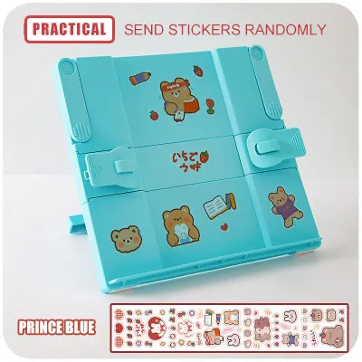 Подставка-держатель для книг 10 шт. стойка чтения с зажимами книжная полка