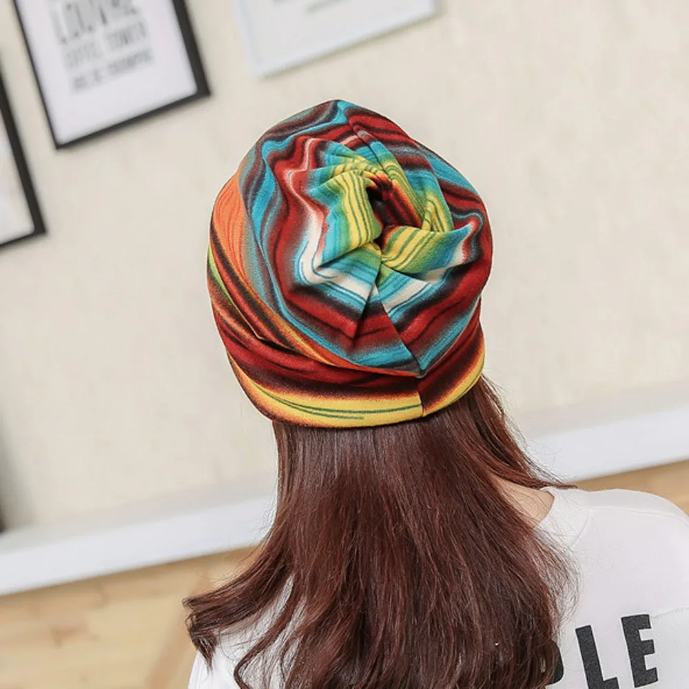 

Winter Women's Turban Hat Peaked Caps Beanie Hat Ladies Warm Slouchy Cap Crochet Ski Beanie Female Baggy Skullies Beanies#YL10