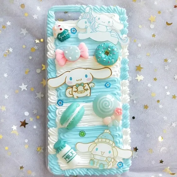 Чехол для iPhone 7/8 plus DIY iP 6/6s XS XR 3D Cinnamoroll чехол телефона MAX милый кремовый с собакой