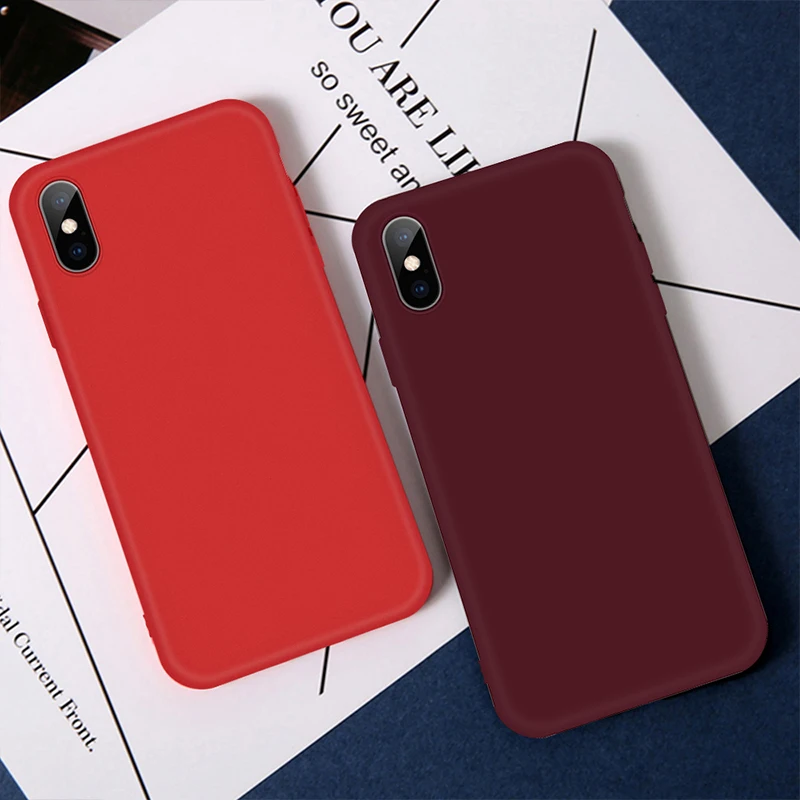Матовый телефонный чехол карамельных цветов для iPhone XS MAX X XR простые | Отзывы и видеообзор