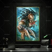 abstract predators movie character painting posters and prints canvas hd wall art modular pictures living room home decor frame