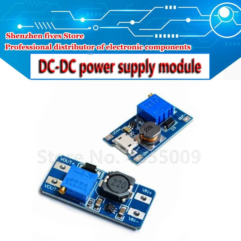 5 шт. MT3608 DC повышающий усилитель конвертера модуль питания повышающая плата макс.