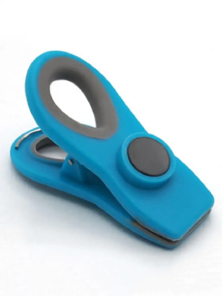 4PCS Magnetic Sealing Clip Kitchen Innovative Refrigerator Stickers Food Preservation Moisture-proof Plastic Clips | Дом и сад