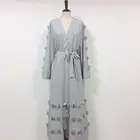 KUCLUT Новый мусульманское платье Абая для женщин, baju мусульманских wanita марокканский халат Восточной Абая халат Дубай