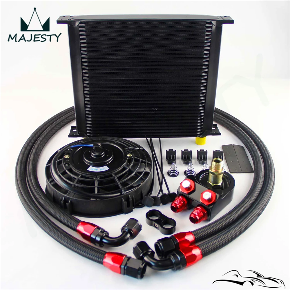 Универсальный комплект масляного радиатора коробки передач двигателя 34 ряда 10AN +