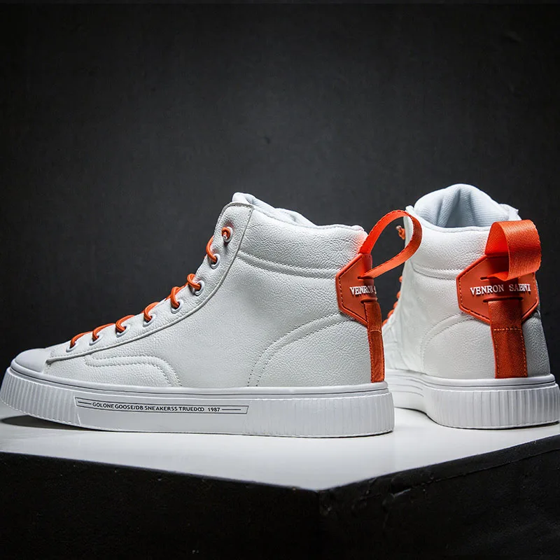 Водонепроницаемая обувь для скейтборда; All Chuck Star Taylor; мужские кроссовки с высоким берцем; Hombre Zapatilla; спортивная обувь; обувь для скейтбординга; мужская обувь - Цвет: White