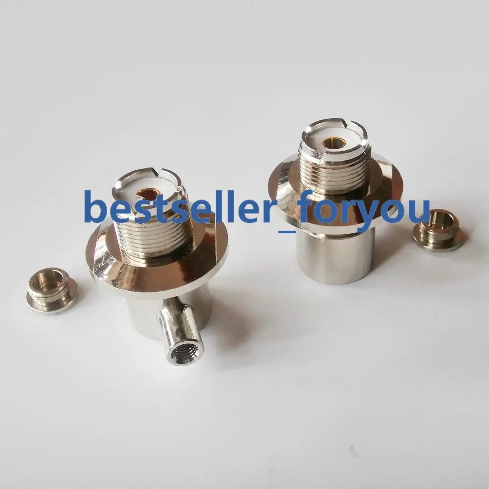 

SO239 UHF Female Jack Pin Nut Nut Bulkhead 90 Degree Solder For RG5 RG6 LMR300 Cable Connector