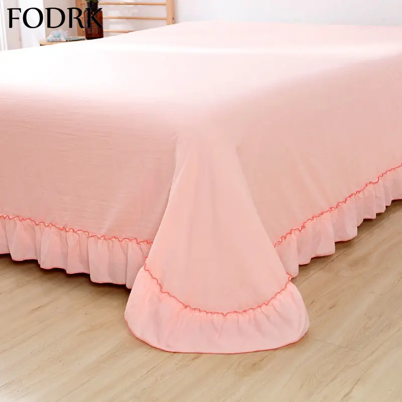 

Bed Elastic Fitted Sheet Linen Cotton Mattress Skirt Covers 2 Seater Bedding Set King Bedsheets Protector Satin King Bedspread