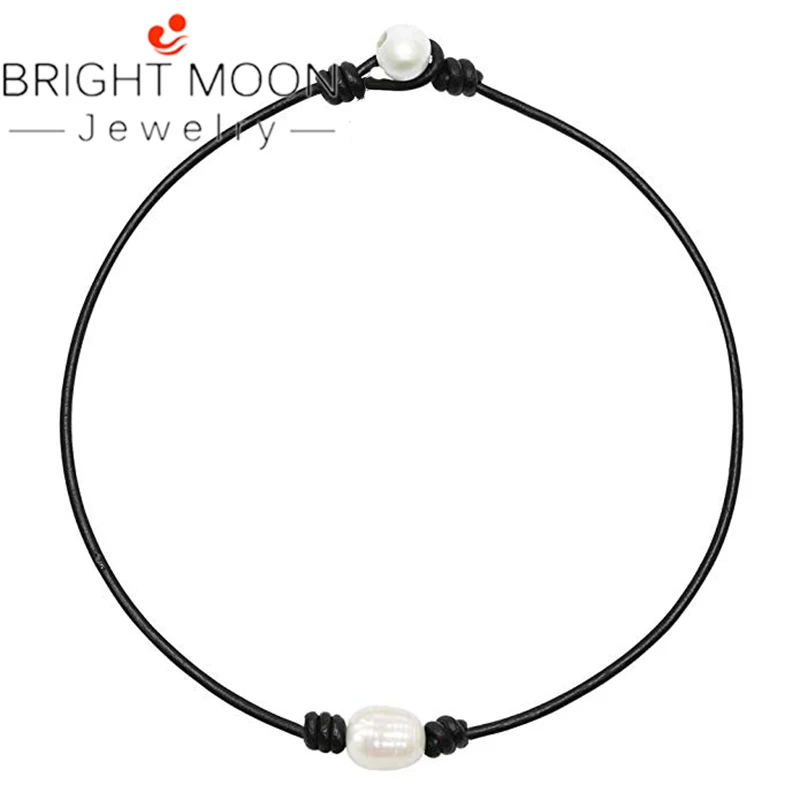 Яркое Ожерелье из пресноводного жемчуга с Луной ручной работы натуральной