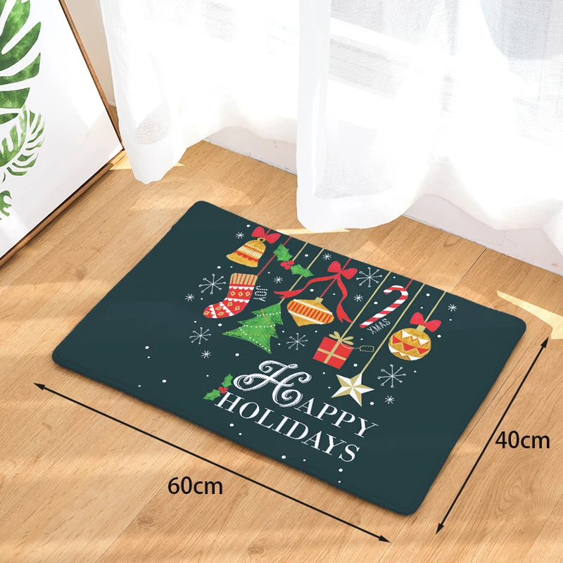 Фланелевый ковер для дома венок украшение на Рождество декор 2020 подарок Новый