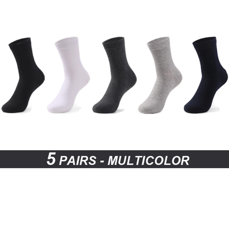 

ZARE Men's Cotton Socks New Style Black Business Men Socks Soft Breathable Summer Winter for Male Plus Size A1 C29