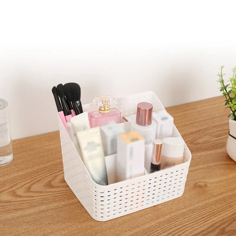 

CXD-5 Grid Sub-grid Hollow Out Plastic Storage Box Desktop Organizer Holder Storage Case Basket Container