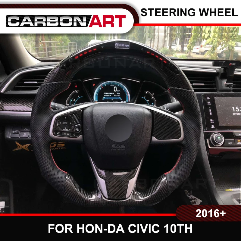 СВЕТОДИОДНЫЙ дисплею гонки рулевого колеса для Honda Civic si 10th gen EX LX plug and play интеллигентая(ый) рулевого колеса