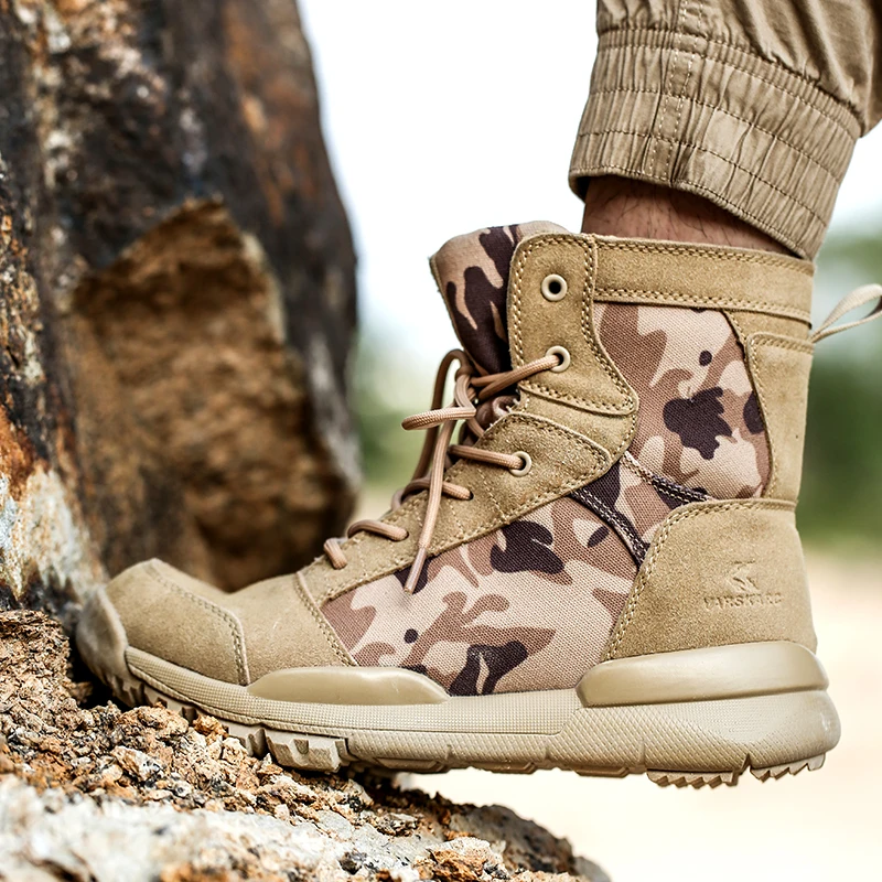 Женские и мужские тактические военные ботинки для пустыни удобная Уличная обувь