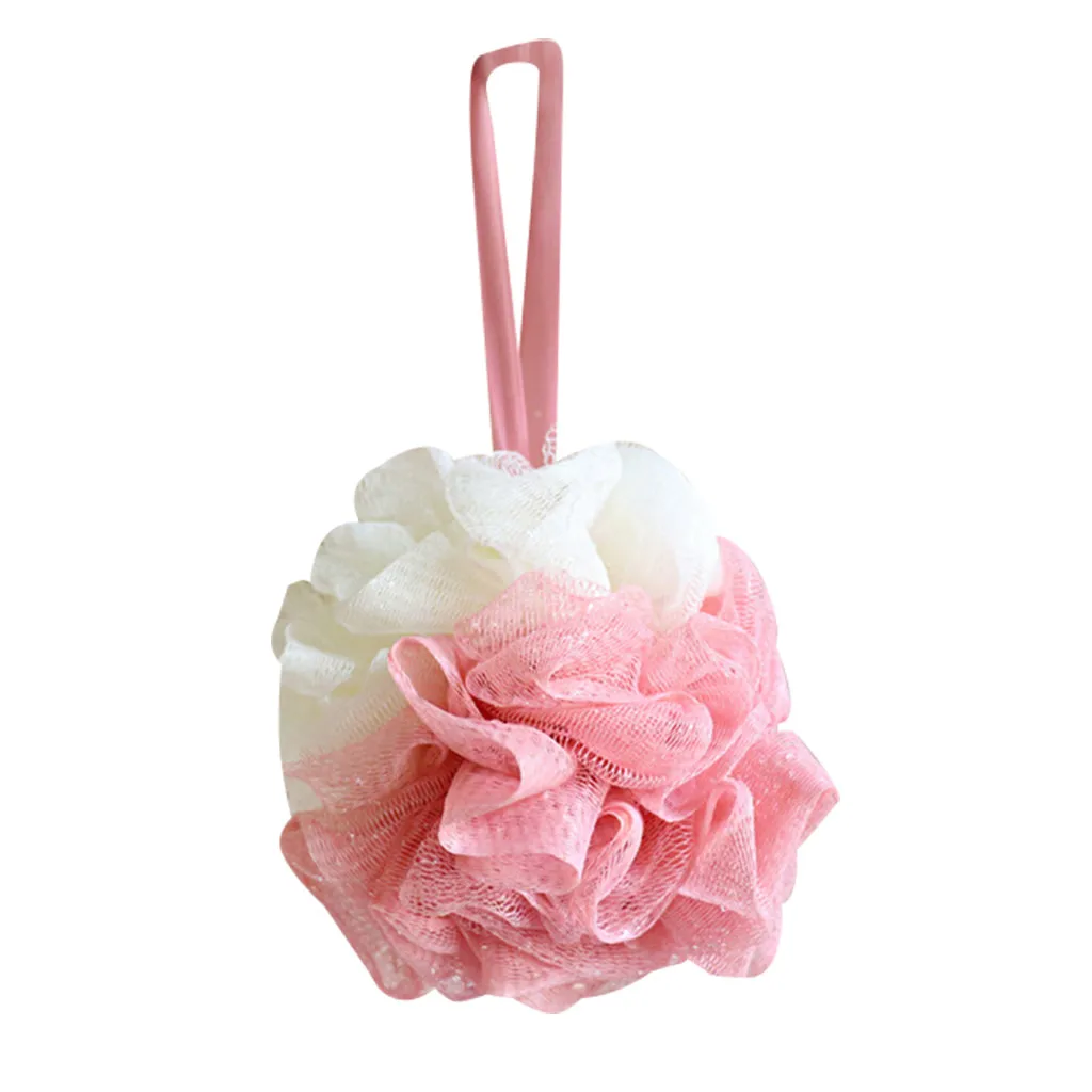 Губка для ванны и душа Loofah пуф сетчатый мяч Отшелушивающий Скруббер премиум