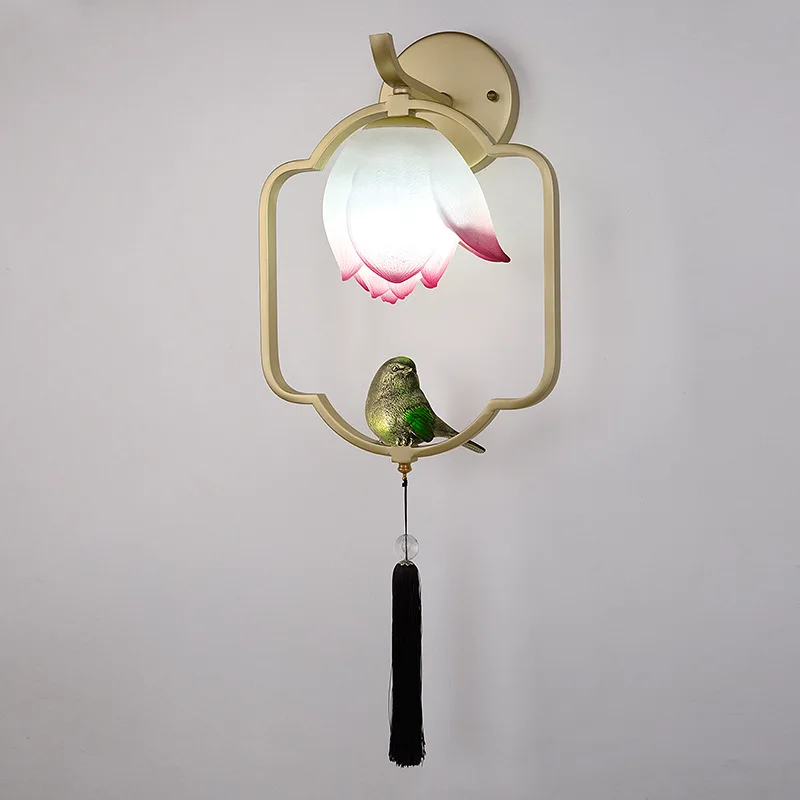 

Modern Room Bird wall Lamp Classic Balcony Aisle Corridors Light Fixtures Restaurant Parlor Study Cafe wall Lights WJ122818