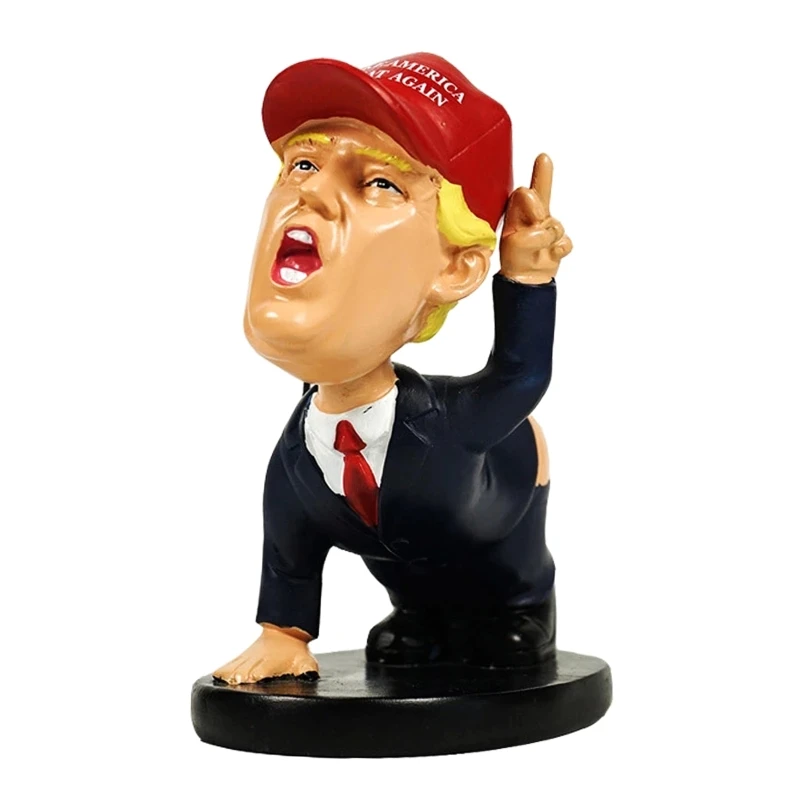 

Funny America President Message Card Note Holder Name Memo Clip Resin Pen Holder Office Supplies